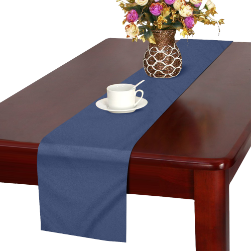 color Delft blue Table Runner 16x72 inch