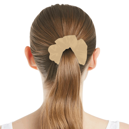 color burlywood All Over Print Hair Scrunchie