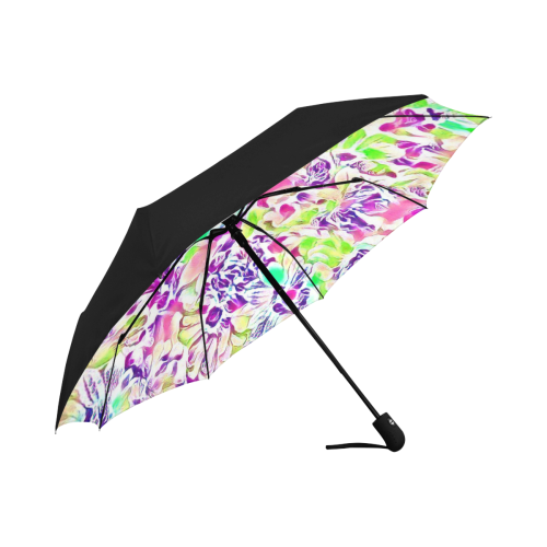 Floral Summer Greetings  1C by JamColors Anti-UV Auto-Foldable Umbrella (Underside Printing) (U06)