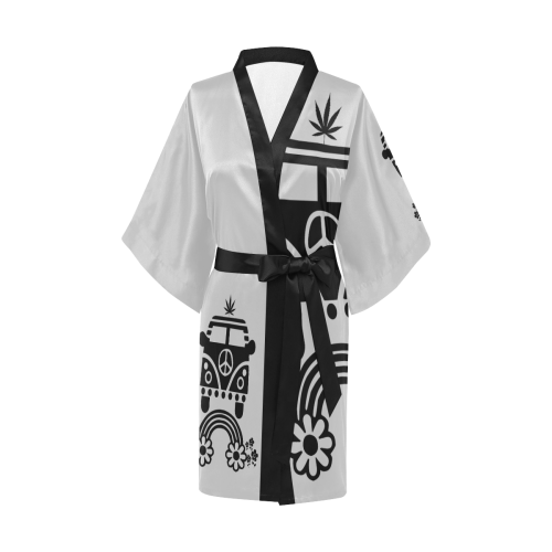 HIPPIE CANNABIS 70s 60s Kimono Robe