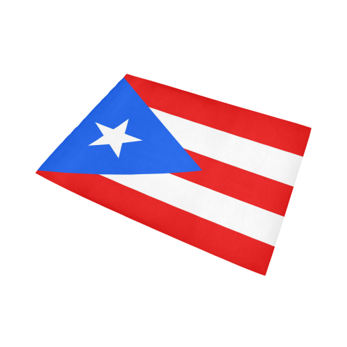 Puerto Rico Flag Area Rug7'x5'