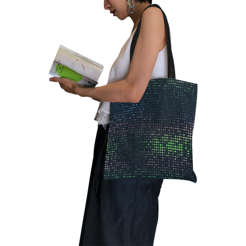 Prismic Rainbow All Over Print Canvas Tote Bag/Small (Model 1697)