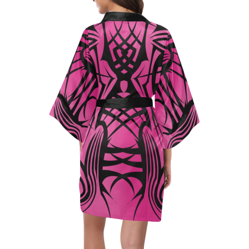 Pink Tribal Kimono Robe Kimono Robe