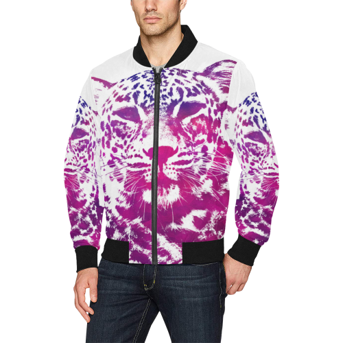 gepard All Over Print Bomber Jacket for Men (Model H31)