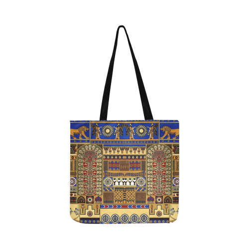 Assyrian Folk Art Reusable Shopping Bag Model 1660 (Two sides)