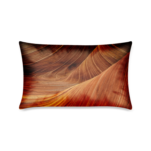 Sandstone Custom Zippered Pillow Case 16"x24"(One Side Printing)