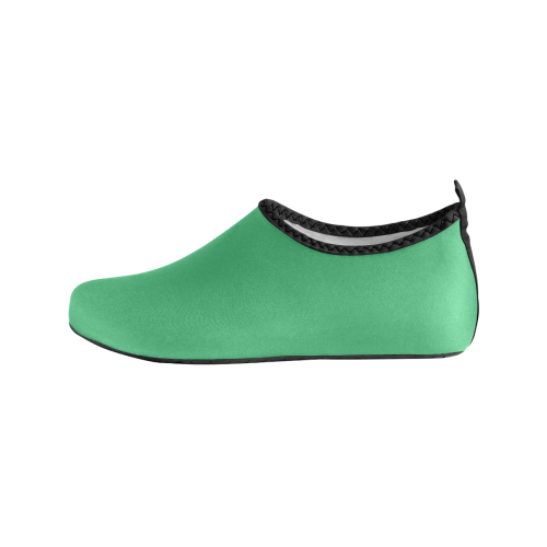 color medium sea green Men's Slip-On Water Shoes (Model 056)