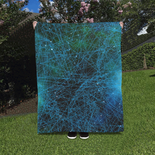 System Network Connection Quilt 40"x50"
