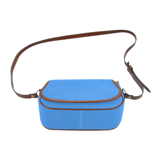 basic blue solid color Saddle Bag/Large (Model 1649)