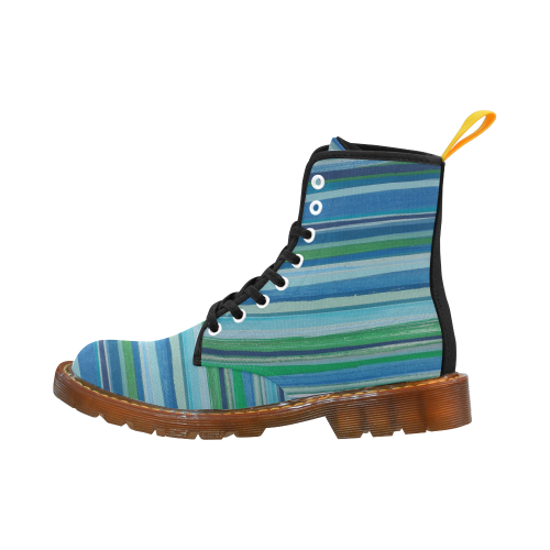 painted stripe 2 Martin Boots For Men Model 1203H