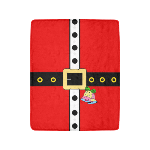 Santa Popart by Nico Bielow Ultra-Soft Micro Fleece Blanket 40"x50"