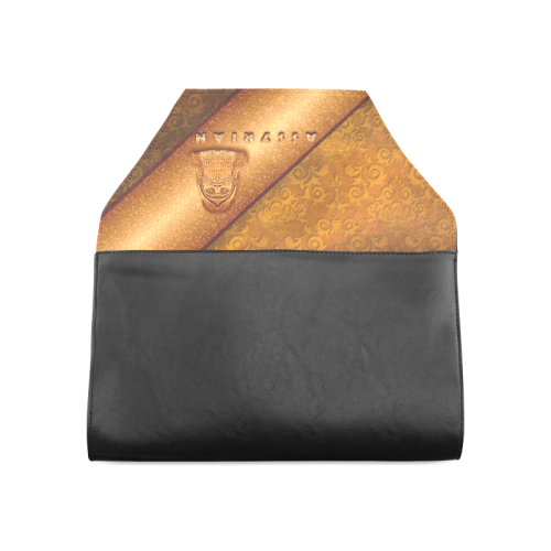 Lamassu Gold Clutch Bag (Model 1630)