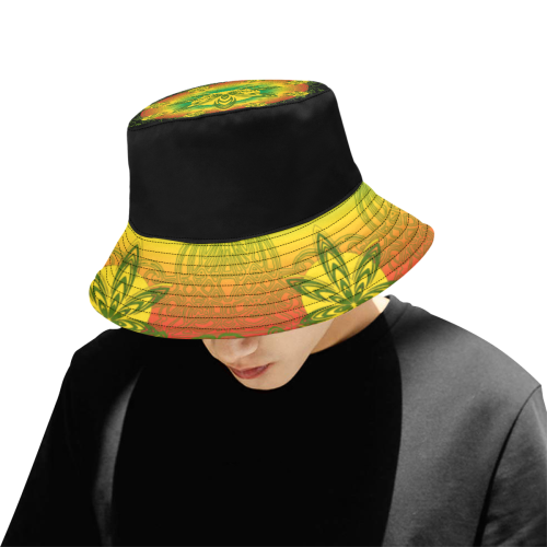 rasta nouveau All Over Print Bucket Hat for Men