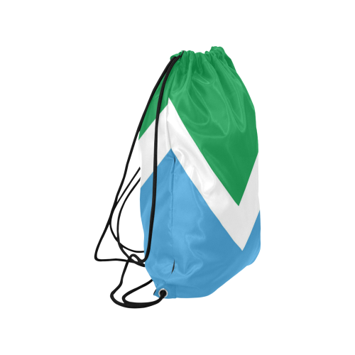 Vegan Flag Medium Drawstring Bag Model 1604 (Twin Sides) 13.8"(W) * 18.1"(H)