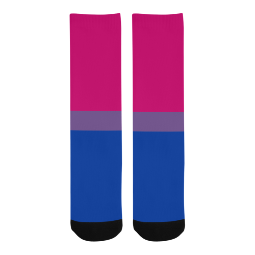 Bisexuel Flag Men's Custom Socks
