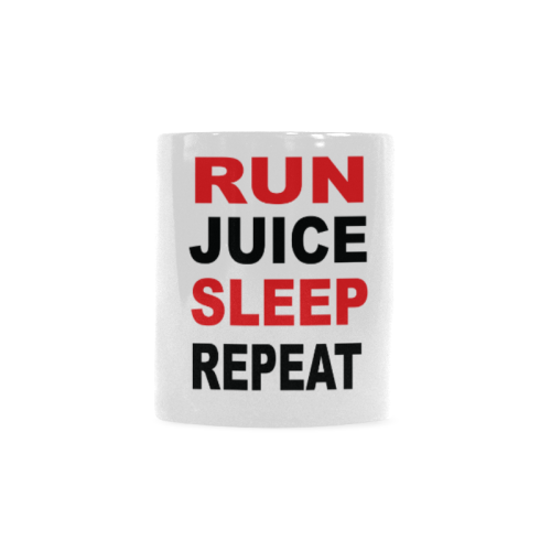 Run Juice Sleep Repeat Custom White Mug (11OZ)
