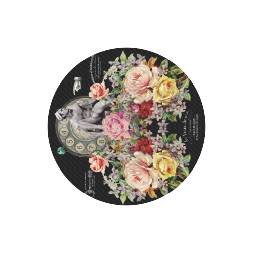 Nuit des Roses Revisited for Him Round Mousepad