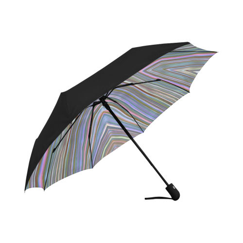 Wild Wavy X Lines 58 Anti-UV Auto-Foldable Umbrella (Underside Printing) (U06)