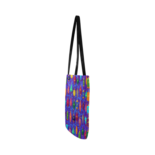 Colorful Alphabet Beads Reusable Shopping Bag Model 1660 (Two sides)
