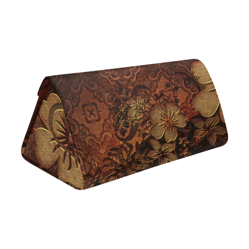 Floral design, vintage Custom Foldable Glasses Case