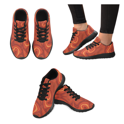 Fiery Fire Women's Running Shoes/Large Size (Model 020)