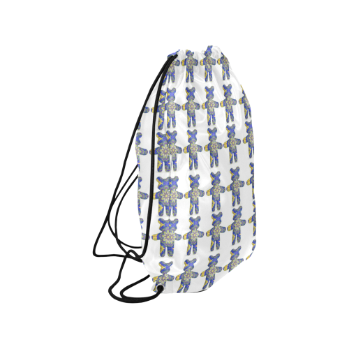 nounours 3e Small Drawstring Bag Model 1604 (Twin Sides) 11"(W) * 17.7"(H)