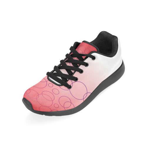 Ethnic dots  red Women’s Running Shoes (Model 020)