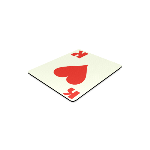 Playing Card King of Hearts Rectangle Mousepad