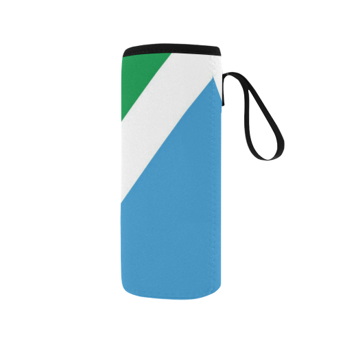 Vegan Flag Neoprene Water Bottle Pouch/Medium