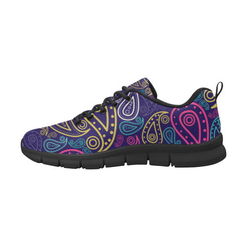 paisley Women's Breathable Running Shoes (Model 055)