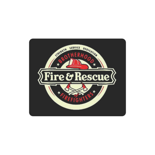 Brotherhood Firefighters Fire And Rescue Rectangle Mousepad