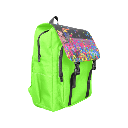 Kingfisher in a Paintscape Casual Shoulders Backpack (Model 1623)