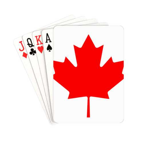 Canada flag MAPLE LEAF Playing Cards 2.5"x3.5"
