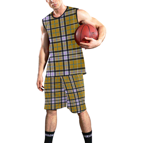 TARTANS YELLOW 33 All Over Print Basketball Uniform
