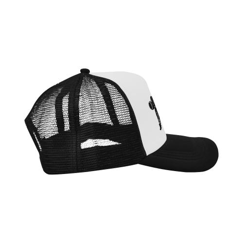 Aziatic Black & White Trucker Hat