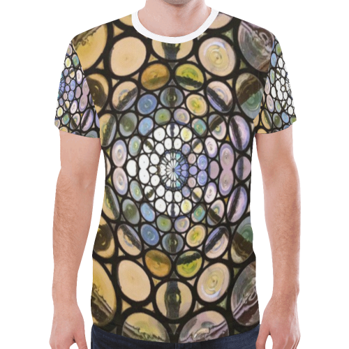 cercles New All Over Print T-shirt for Men/Large Size (Model T45)