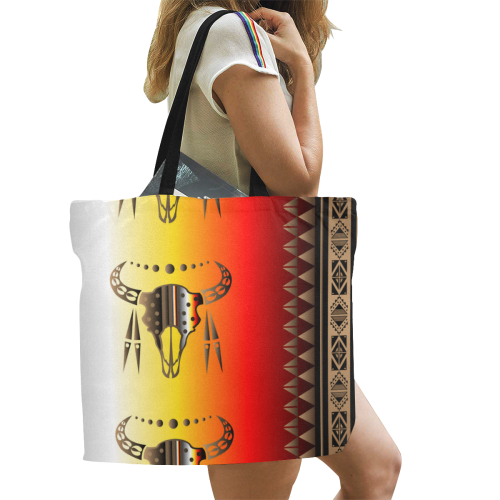 Buffalo Nation BRYW All Over Print Canvas Tote Bag/Large (Model 1699)