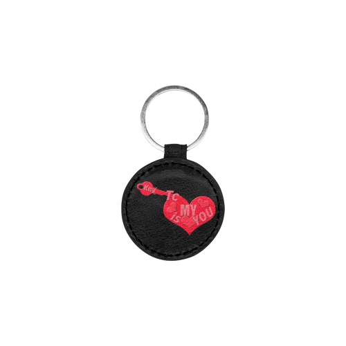 Key To My Heart is You Round Pet ID Tag