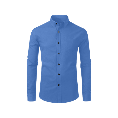 Riverside Blue by Aleta Men's All Over Print Casual Dress Shirt (Model T61)