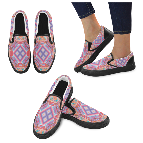 Researcher Women's Slip-on Canvas Shoes (Model 019)