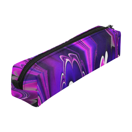 marbled fractal 417 B by JamColors Pencil Pouch/Small (Model 1681)