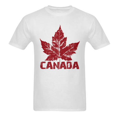 Cool Canada Souvenir T-shirts - AU Men's T-shirt in USA Size (Two Sides Printing) (Model T02)
