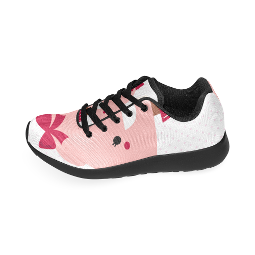 Shoes with manga cutie trees pink Women’s Running Shoes (Model 020)