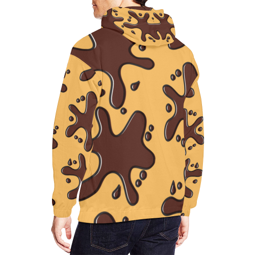 manchas All Over Print Hoodie for Men (USA Size) (Model H13)