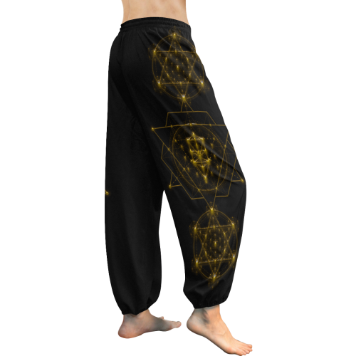 Sacred Geometry Women's All Over Print Harem Pants (Model L18)