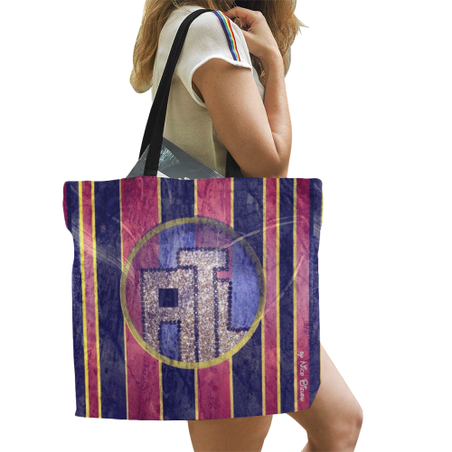 Atlanta by Nico Bielow All Over Print Canvas Tote Bag/Large (Model 1699)