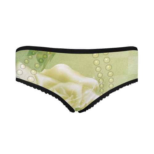 Beautiful soft green roses Women's All Over Print Classic Briefs (Model L13)
