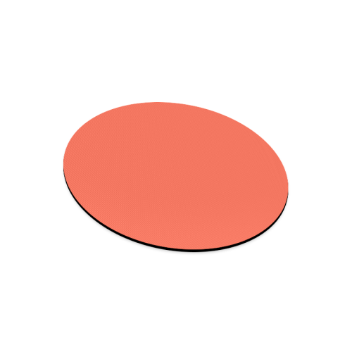 color tomato Round Mousepad