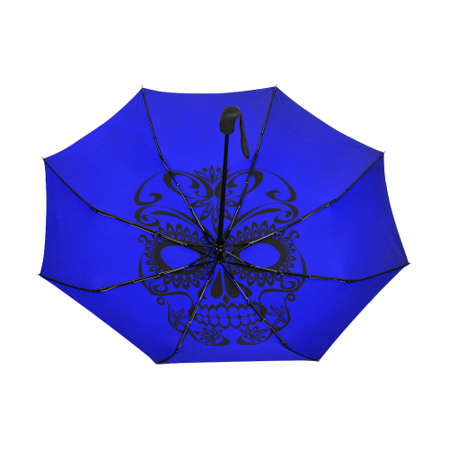Skull20170338_by_JAMColors Anti-UV Auto-Foldable Umbrella (Underside Printing) (U06)