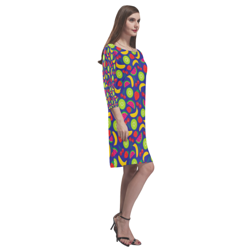 fruits club Rhea Loose Round Neck Dress(Model D22)